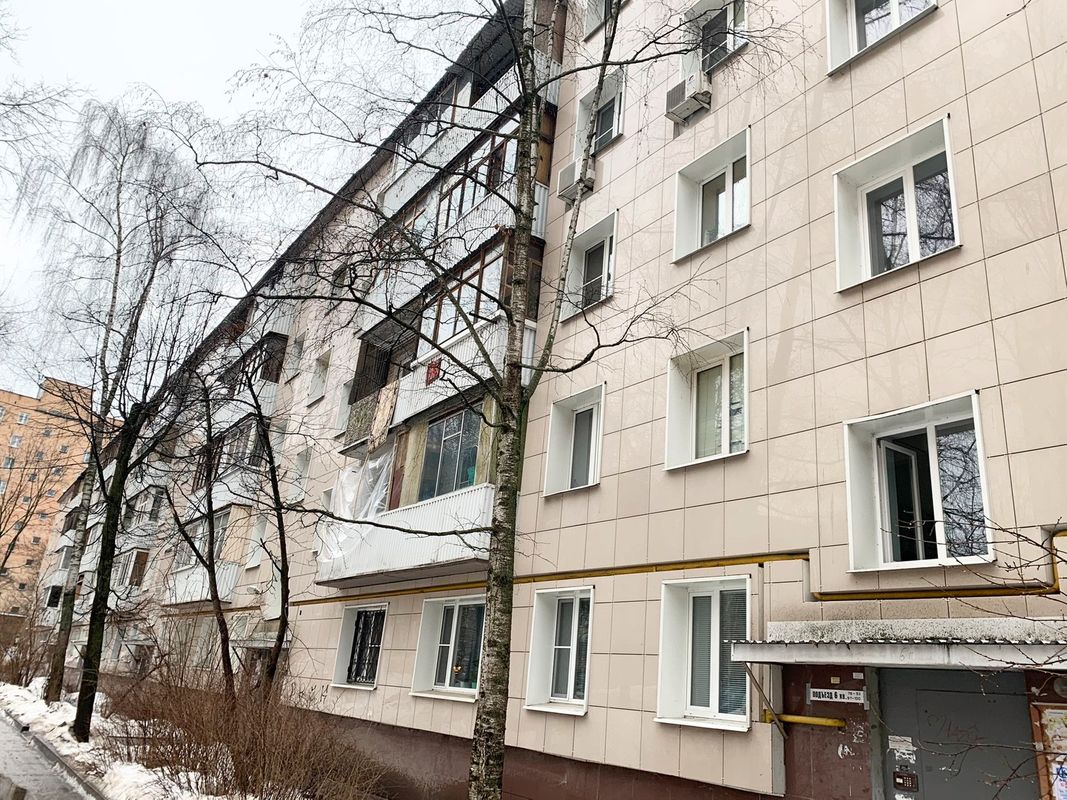 Москва и МО, Московская обл, Пушкино, Чехова, дом 19; Квартира 40,90м² 3/5 эт.